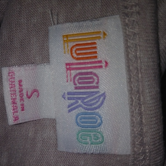 LulaRoe S Beige Hi-lo Casual Top - Picture 2 of 2